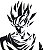 Stencil Goku para Pinturas e Aerografias - Imagem 3