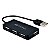 Hub USB C3Tech, 4 Portas USB 2.0 – HU-220BK – 10194 - Imagem 1