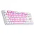 TECLADO MECANICO GAMER REDRAGON DAKSA BRANCO/ROSA SWITCH AZUL - 12892 - Imagem 3