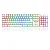 TECLADO MECANICO GAMER REDRAGON SURARA PRO RGB BRANCO SWITCH BLUE K582W - 13048 - Imagem 1