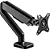 SUPORTE ARTICULADO 1 TELA COM PISTAO VESA FORTREK 17-32" FK421S - 13139 - Imagem 2