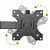 SUPORTE ARTICULADO DUPLO ELG 17-32" T1224N - 13838 - Imagem 3