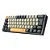 TECLADO REDRAGON MECANICO LAKSHMI 60% LARANJA/CINZA SWITCH MARROM - 13855 - Imagem 2