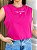 CROPPED REGATA - RESPIRO AMOR - ROSA - Imagem 1