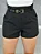 SHORT ZARA ALFAIATARIA COM CINTO - PRETO - Imagem 1