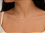 Colar Nossa Senhora Cravejado Folheado a Prata 925 - Imagem 1
