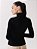 Blusa feminina de malha canelada modelagem slim - Imagem 4