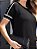 Blusa de tricot feminina modal preta - Imagem 2