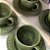 Conjunto 6 Xícaras Chá com Píres Daisy Verde Salvia - Porto Brasil - Imagem 3