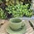 Conjunto 6 Xícaras Chá com Píres Daisy Verde Salvia - Porto Brasil - Imagem 2