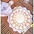 Conjunto 6 Pratos Rasos Stripe Rosa - Alleanza - Imagem 3