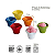 Conjunto sorvete liso funny colors - Scalla - Imagem 2