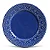 Conjunto 6 Pratos Rasos Madeline Azul Navy - Porto Brasil - Imagem 1