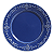 Conjunto 6 Pratos Rasos Acanthus Azul Navy - Porto Brasil - Imagem 1