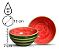 Conjunto 6 Bowl Fruta Melancia Petisqueira Cereal 400ml - Scalla - Imagem 3