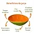 Conjunto 6 Bowls Frutas Mamão - Scalla - Imagem 2