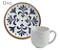 Conjunto 6 Xicaras Chá Coup Stoneware Coimbra -  Porto Brasil - Imagem 1