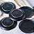 Conjunto 6 Pratos de Sobremesa Orgânico Pretto Matte Ø19,5cm - Porto Brasil - Imagem 5