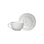 Conjunto 6 Xicara Cha c/ Pires Split White - Alleanza - Imagem 1