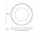 Conjunto 6  Pratos Raso Coup Stoneware Coimbra - Imagem 6