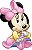 Aplique da Minie  Rosa  com 10 unidades ( fazemos qualquer Tema) - Imagem 1