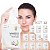 Kit com 12 Mascara Limpeza Hidratação Facial - Imagem 1