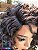 Lace Front wig Cacheada DREAW CUT - 4A - Castanho Escuro com luzes - Imagem 3