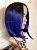 Peruca wig com repartição ombre hair azul bic - Minie - PRONTA ENTREGA - Imagem 4