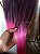 Aplique tic tac preto com luzes e ombre hair rosa liso 60cm - Imagem 2