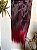 Aplique tic tac com luzes e ombre hair vermelho 60cm - Imagem 1