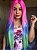 UTIMA PEÇA - Peruca lace front wig Rainbow 70cm - Imagem 2