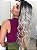 Peruca lace front wig cachegada com mechas coloridas CHESSY - Imagem 1