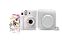 Kit Câmera Instantânea Fujifilm Instax Mini 12 Branca + Pack 10 filmes Macaron + Bolsa Branco Marfim - Imagem 1