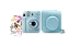 Kit Câmera Instantânea Fujifilm Instax Mini 12 Azul + Pack 10 filmes Macaron + Bolsa Azul Candy - Imagem 1