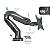 Suporte para Monitor Articulado Elg F90USB - Imagem 2