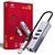Hub Usb 4 Portas c/ Lan C3Tech HU-Lan1000GY Cinza - Imagem 2