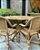 Conjunto de mesa dobrável m bambu e 4 cadeiras em Apui e junco natural - Imagem 1