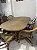 Mesa de jantar oval em junco/rattan natural - Imagem 3