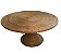 Mesa de jantar redonda de junco natural  1,80M - Imagem 1