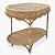 Mesa de cabeceira em junco  natural - Imagem 1