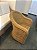 Conjunto de mesa de jantar em junco/rattan natural com 4 Poltronas - Imagem 9