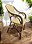 Cadeira Chevron com braço em apuí e junco/rattan natural tingindo - Imagem 5