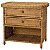 Mesa de cabeceira de junco natural 70x45x70h - Imagem 1