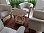 Mesa flor de cabeceira em rattan natural - Imagem 3