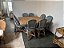 Conjunto Mesa de jantar de junco natural com 8 cadeiras - Imagem 2