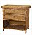 Mesa de cabeceira de junco natural 70 x50x x45x70h - Imagem 1