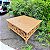 Mesa de centro China em bambu e junco natural 100x100x45 cm - Imagem 2