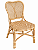 Cadeira Bali em rattan natural - Imagem 1