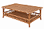 Mesa de Centro de apui e junco natural - Imagem 1