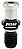 PINO DE FIXAÇÃO ISO-40 (ISO 7388A) C/ PASS. (Ø23xØ17xL=54) (M16) - Imagem 1